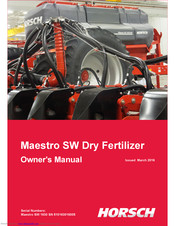horsch Maestro 1630 SW Owner's Manual