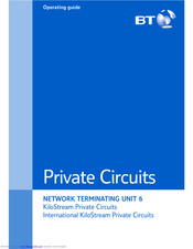 BT NTU6 Operating Manual