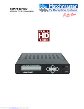 Matchmaster 14MM-DM07 Manual