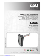 Tau LUXE Use And Maintenance Manual