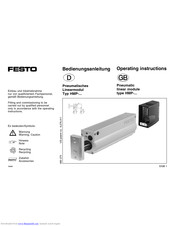 Festo HMP Series Operating Instructions Manual