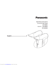Panasonic EH-N2500 Operating Instructions Manual