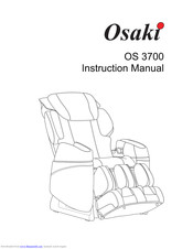 Osaki OS 3700 Instruction Manual