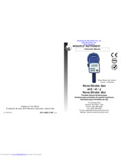 MONARCH INSTRUMENT Nova-Strobe dbx Instruction Manual