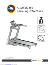 DarwinFitness TM 40 Assembly And Operating Instructions Manual