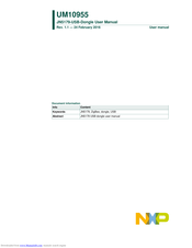 NXP Semiconductors JN5179 User Manual