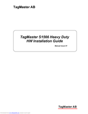 TagMaster S1566 Installation Manual