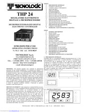Tecnologic THP 24 Operating Instructions Manual