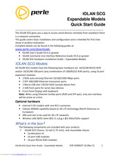 Perle IOLAN SCG Quick Start Manual