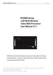 Shenzhen VDWALL Co., Ltd. VF2000 Series User Manual