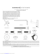 Sanus Systems VM2 Assembly Instructions