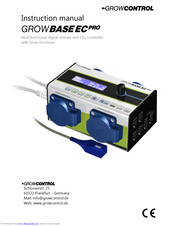 Growcontrol GROWBASE EC PRO Instruction Manual