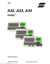 Esab Caddy A32 Instruction Manual