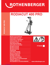 Rothenberger RODIACUT 400 PRO Instructions For Use Manual