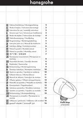Hans Grohe Fixfit Stop 27452000 Instructions For Use Manual