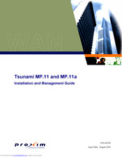 Proxim Tsunami MP.11a Installation And Management Manual