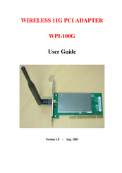 Gemtek WPI-100G User Manual