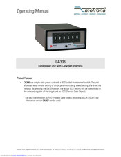 Motrona CA306 Operating Manual