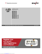 EWM MT451W Series Operating Instructions Manual