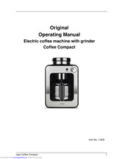 Caso Coffee Compact Original Operating Manual