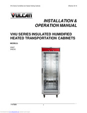 Vulcan-Hart VHU Series Installation & Operation Manual