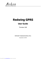 AirLink Communications Redwing GPRS User Manual