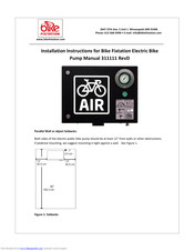 Bike Fixtation Electric Public Bike Pump Installation Instructions Manual