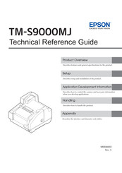 EPSON TM-S9000MJ Technical Reference Manual