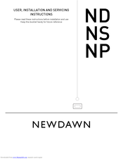 Brilliant Fires Limited NEWDAWN DEEP User, Installation And Servicing Instructions