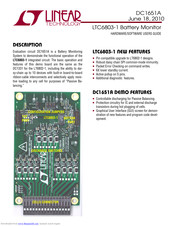 Linear DC1651A Hardware/Software Users Manual