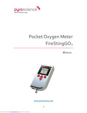 PyroScience FireStingGO2 Manual