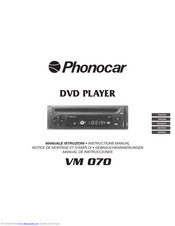 Phonocar VM 070 Instruction Manual