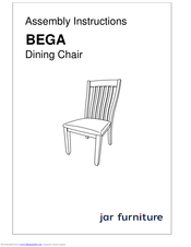 Jar Furniture BEGA Assembly Instructions Manual
