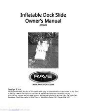 Rave Sports Inflatable Dock Slide Owner's Manual