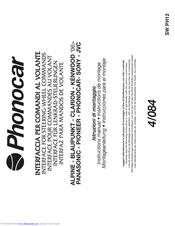 Phonocar 4/084 Instruction Manual