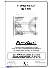 PLYMOVENT Flex-Max FM-4530 Product Manual