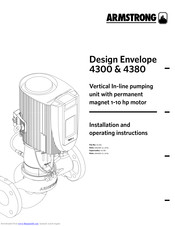 Armstrong Design Envelope 4322 Installation And Operating Instructions Manual