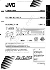 JVC KD-G440 Instruction Manual