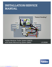 Haldex Modular Trailer System Installation & Service Manual