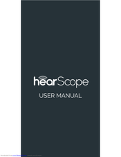 hearX hearScope User Manual