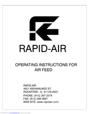 Rapid-Air AIR FEED F series Operating Instructions Manual