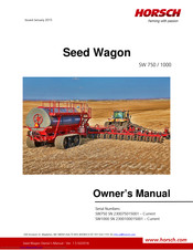 horsch SW 1000 Owner's Manual