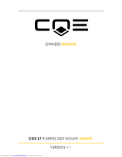 COE ORCHARD EQUIPMENT INC R Series Owner's Manual