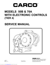 Paccar Winch Carco 50B Service Manual