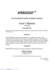 Dexsil HydroSCOUT User Manual