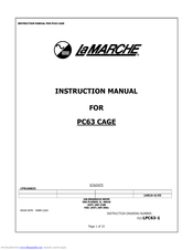 La Marche PC63 Series Instruction Manual