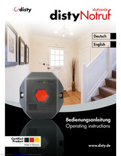 Disty distyNotruf stationar Operating Instructions Manual