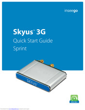 Inseego Skyus 3G Quick Start Manual