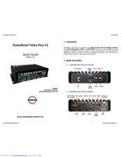 Acura Embedded Systems PowerBrick Ultra Plus V3 Quick Manual
