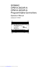 Sysmac CPM1A-32CAR-A Operation Manual